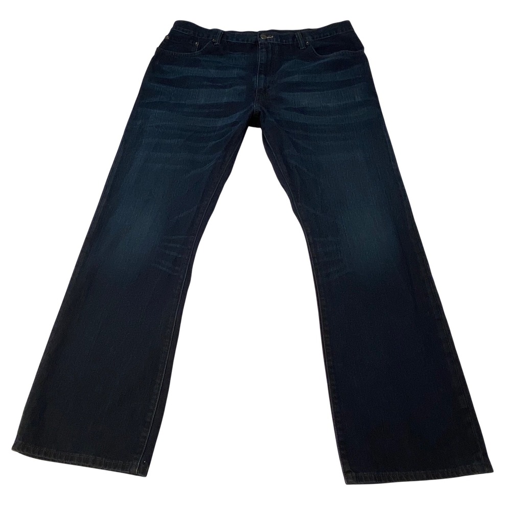 Levis 517 Bootcut Jeans Mens 38x32 Dark Wash Indigo Denim